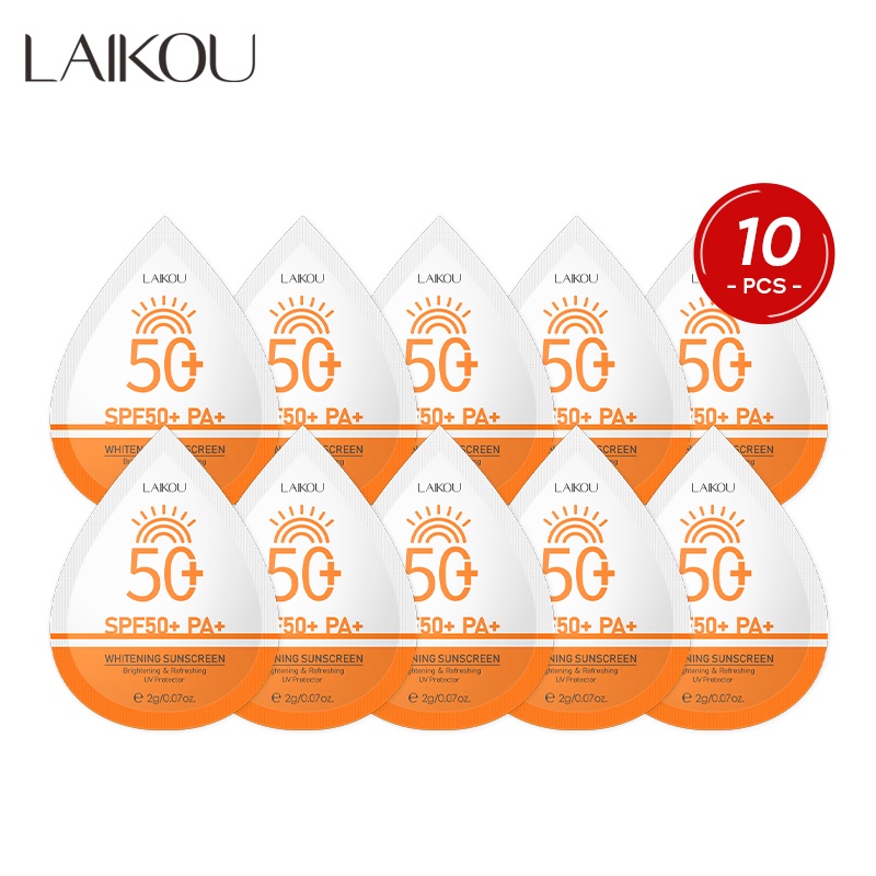 LAIKOU Creme Protetor Solar Clareador UVA UVB Fps50 + 2g