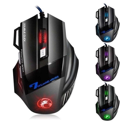 Mouse gamer 3200 dpi com fio USB 7D extreme 7cores RGB xtreme 4modo DPI gaming MS-G260 x7