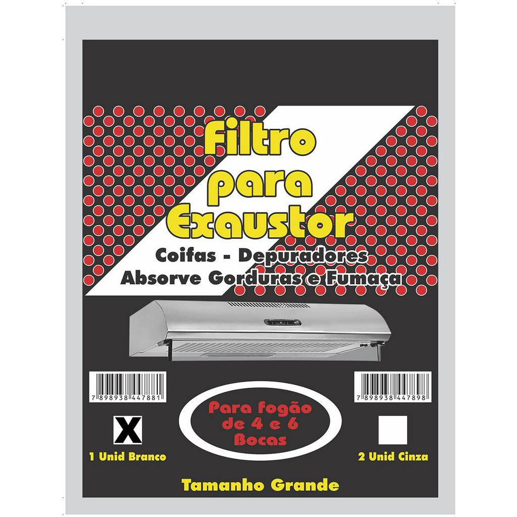 Filtro Manta Para Exaustor Universal Suggar Branco
