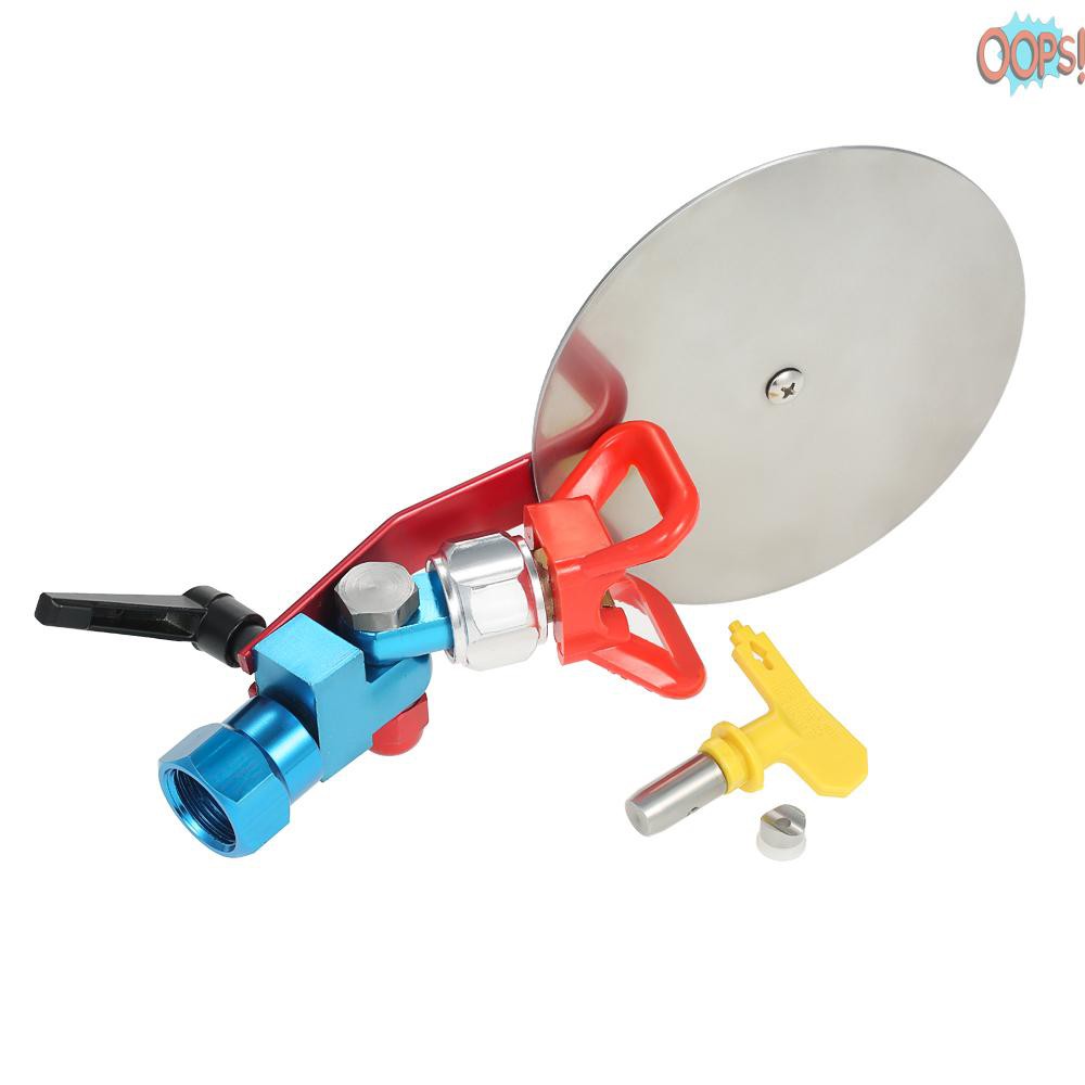 7 / 8 Polegada Pintura Pulverizador À Prova De Respingo Defletor Spray Airless Guia Pulverizador Ferramenta Acessório + 517 Bocal De Pulverização Sem Ar