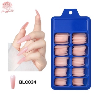 100pçs Unhas Postiças De Bailarina Artificial Para/Pacote Com Caixa De Arcílico