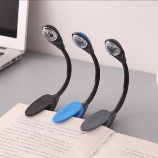 Mini Luminária De Leitura De Livro Com Presilha Flexível De Led Brilhante