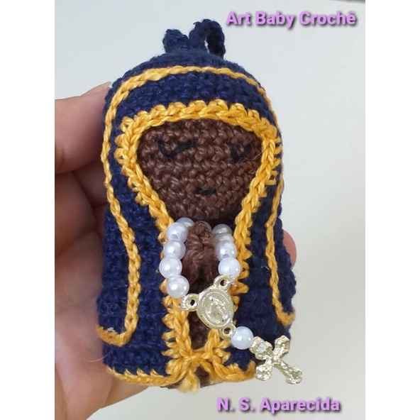 Chaveiro Santinhas e santinhos amigurumi