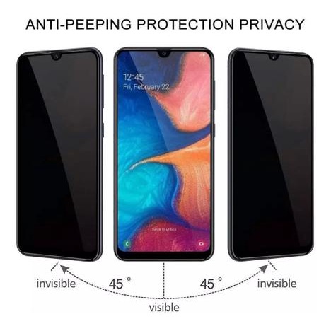 Película iPhone 3D FULL 30° PRIVACIDADE 6 6s 6Plus 7 8 PLUS Xs Xr 11 PRO MAX 12 Pro max Mini Vidro 9D Temperado