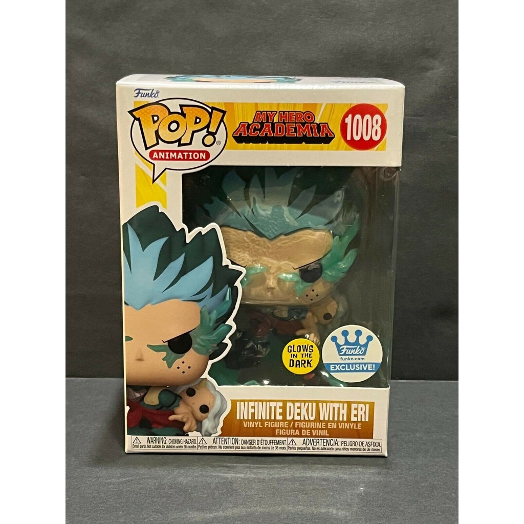 Funko Pop! Animation : My Hero Academia - Infinite Deku avec Eri #1008 Glow In The Dark Exclusive - Pops Portal
