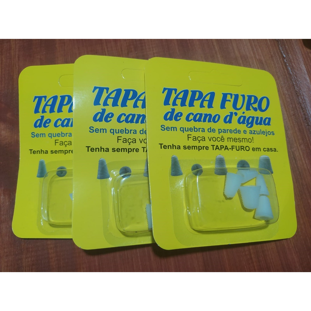 Tapa Furo De Cano D´água 3 Unidades