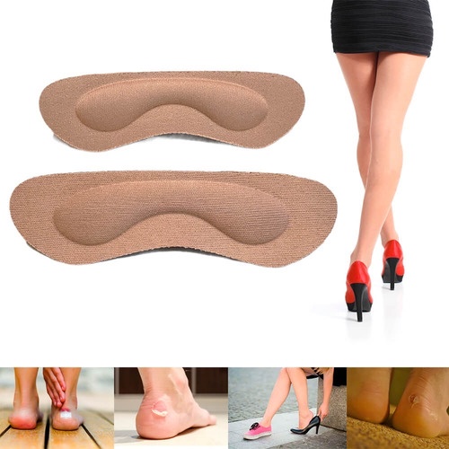 Par Palmilha Protetor Calcanhar Ajuste Sapato Evita Calos Espuma Macia Conforto Confortável