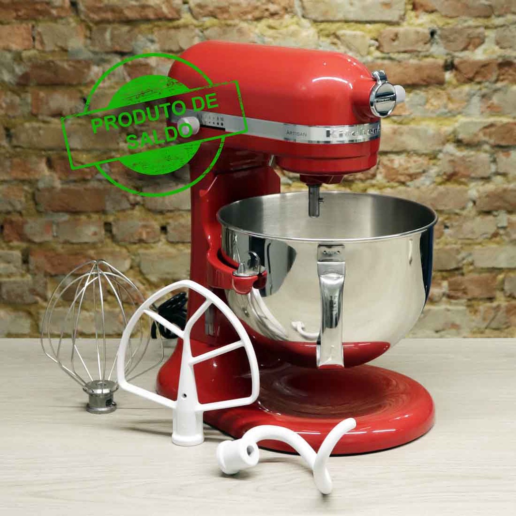 Batedeira Kitchenaid Stand Mixer Pro 600 5,7l Vermelha 127v