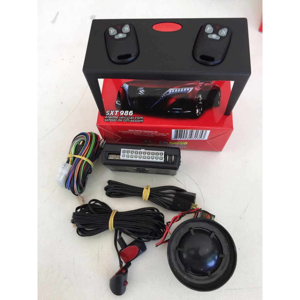 Alarme Automotivo Sistec Sxt 986 2 Controles Nova Geração