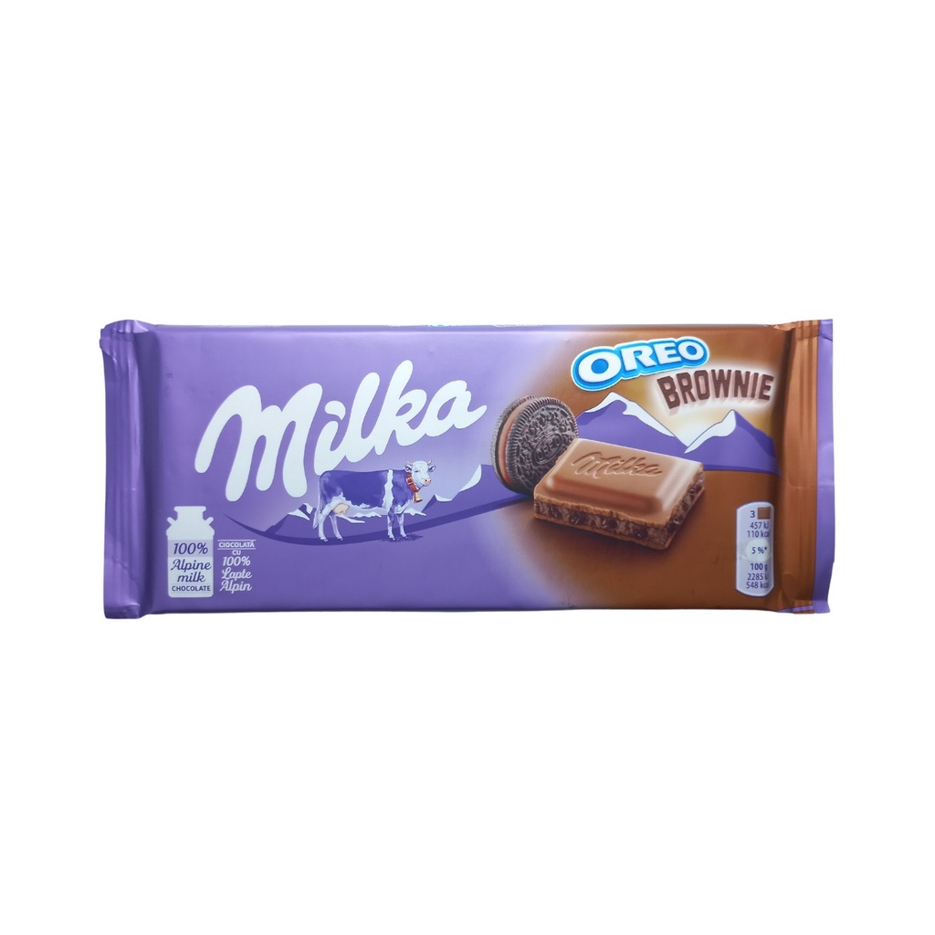 Milka Oreo Brownie 100g - Chocolate importado