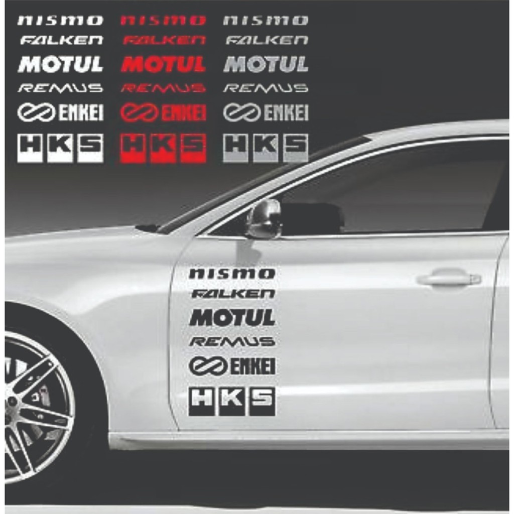 Adesivos Marcas Tuning Drift E Dub 10 Por 36,50 Em Recorte 
