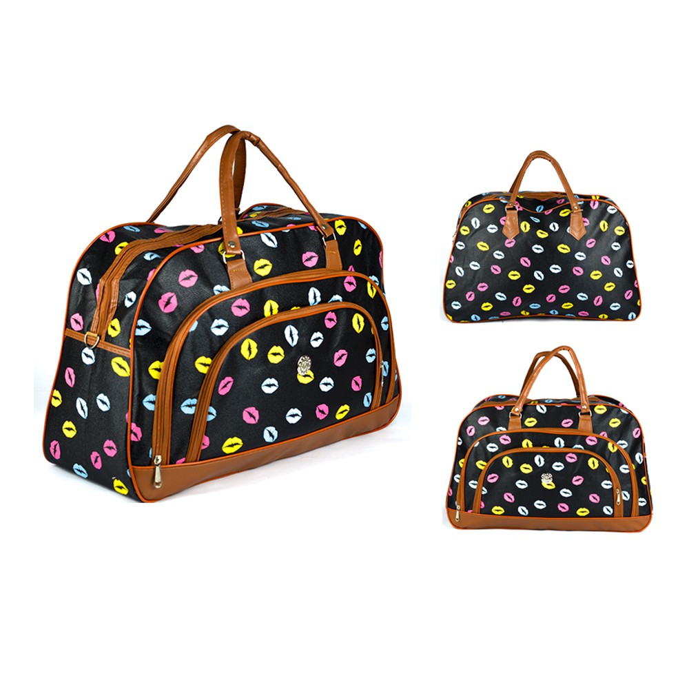 Mala Bolsa Couro Grande Para Viagem Super Estilosa