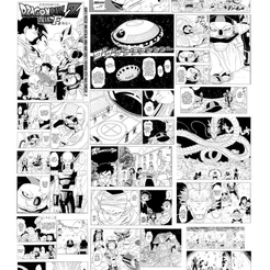 Papel de Parede Adesivo Autocolante Anime Dragon Ball Goku