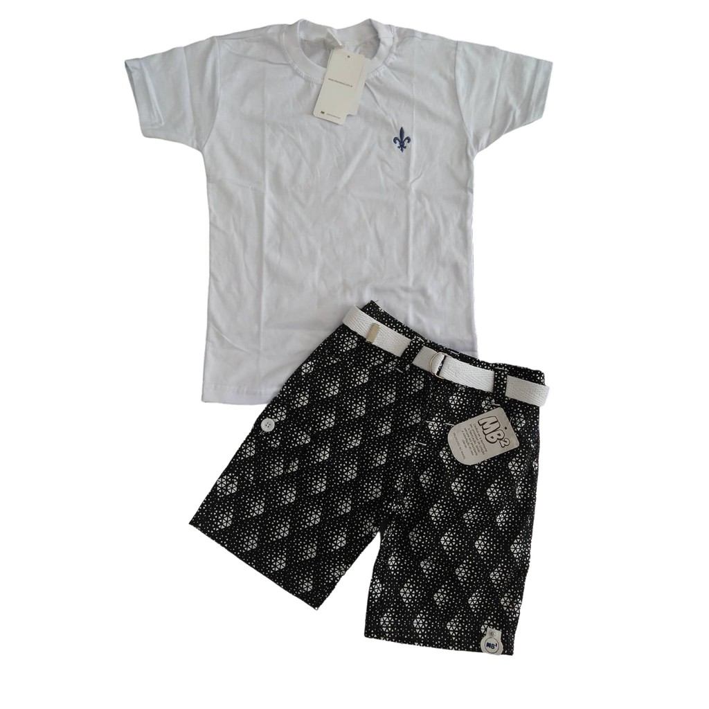 conjunto infantil masculino menino crianças de 1 Més até 5 Anos Conjunto infantil menino da To Na Moda Adulto Infantil Os conjuntos são ideais para compor looks cheios de conforto e estilo. Este modelo possui camiseta de mangas curtas gola redonda, estamp