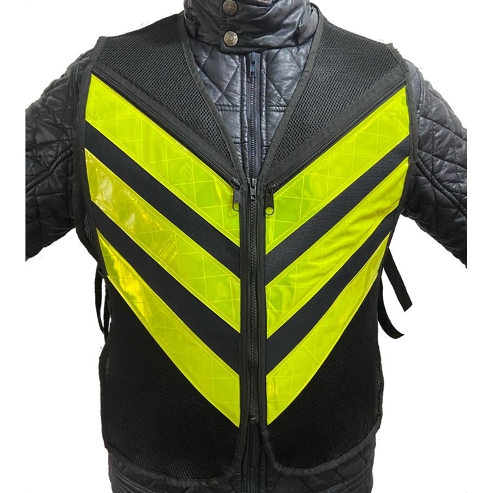 Colete para motoboy mototáxi  com faixas refletivas em Oferta na Shopee