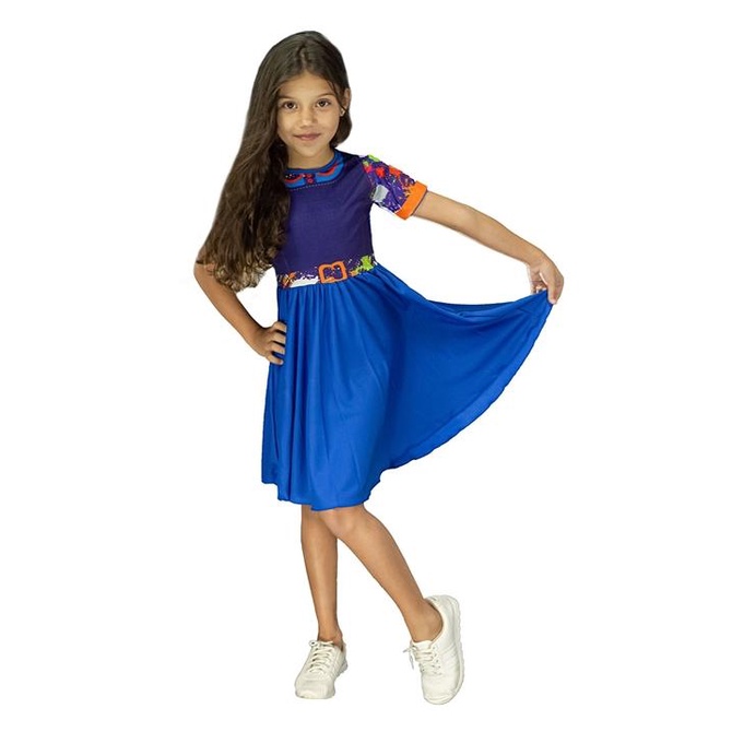 Fantasia Chiquititas Infantil Vestido Menina em Oferta na Shopee