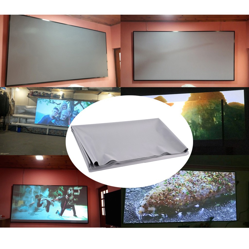 Projetor De Tela De Vídeo Portátil 16: 9 Ultra Hd Ambient | Shopee Brasil