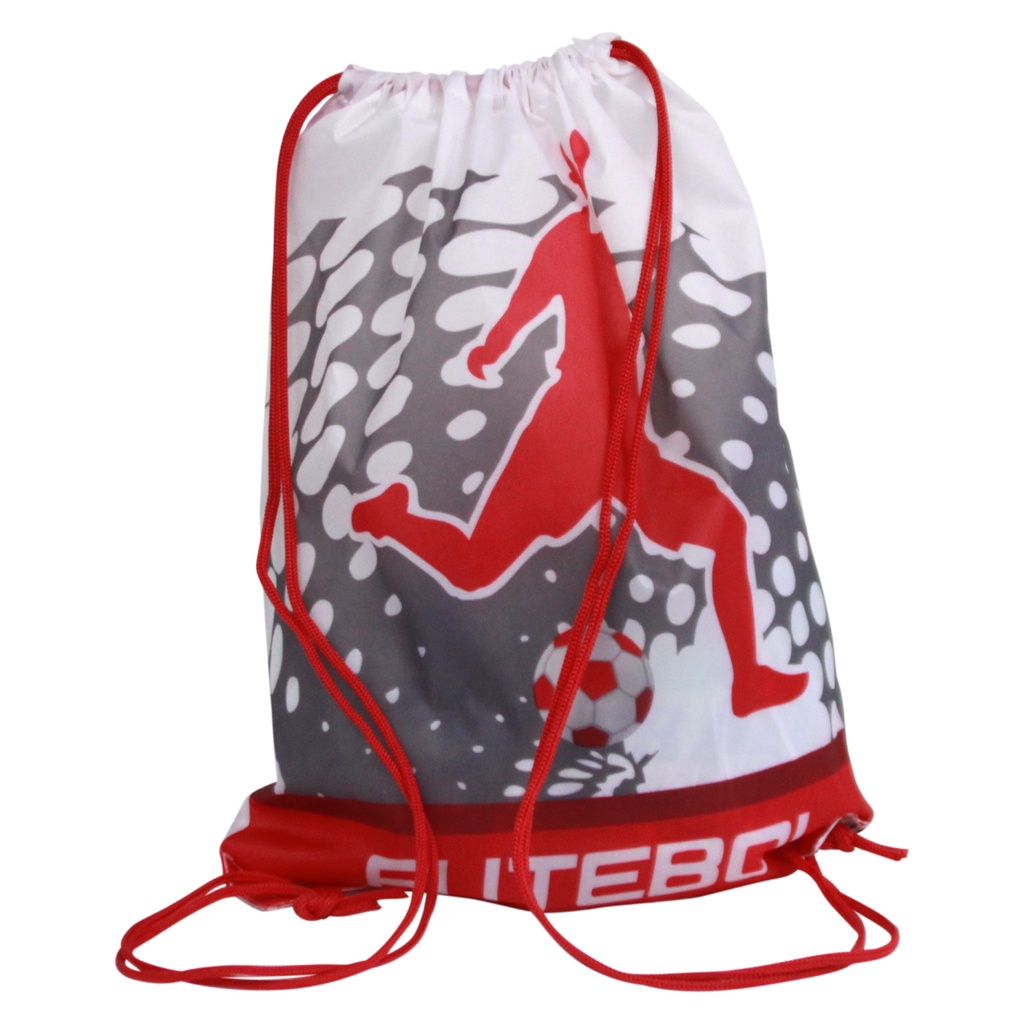Kit C/12 Mochila Sacochila Vermelho e Branco -R$:7,99 cada