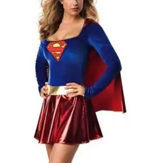Fantasia Super Girl Adulto Especial De Carnaval