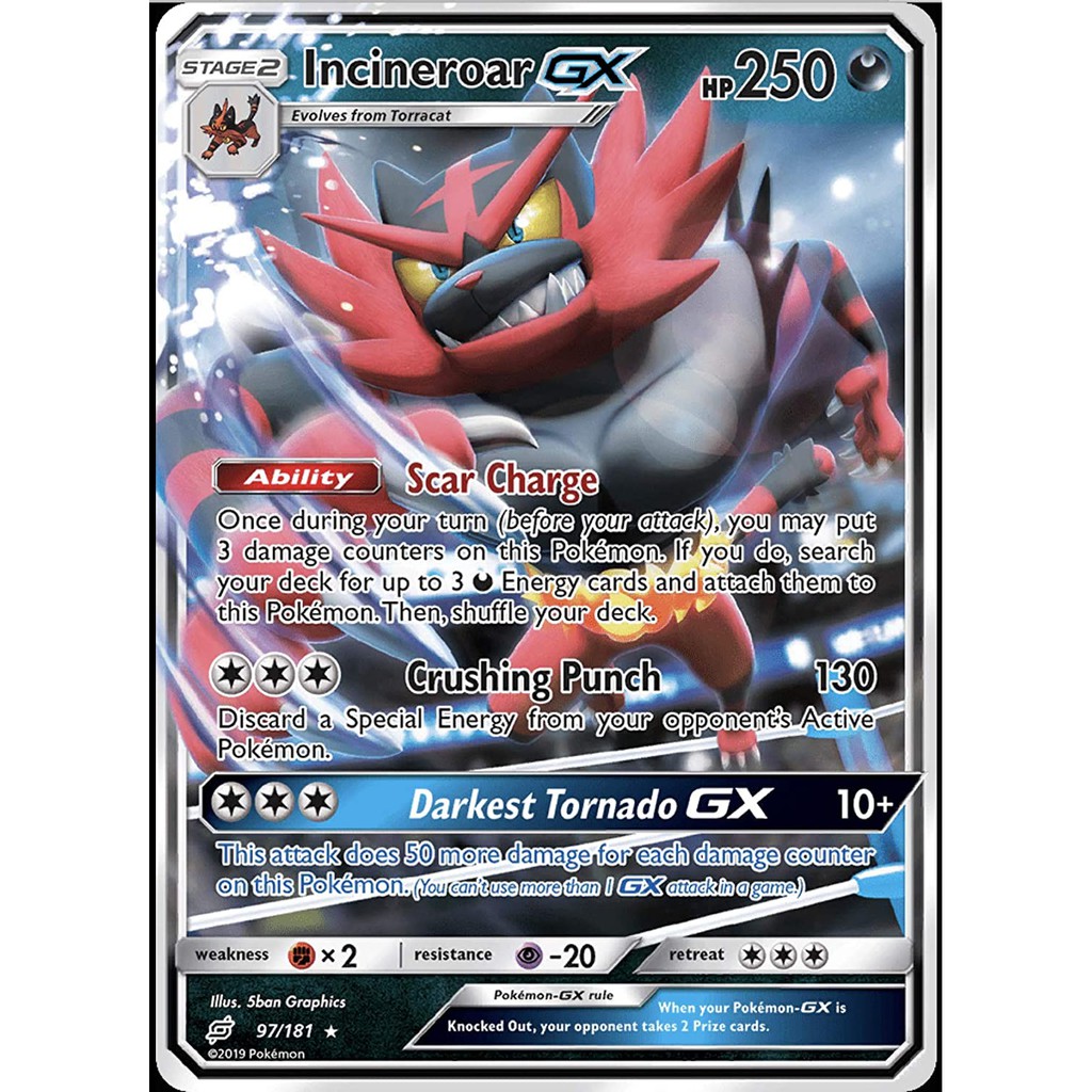 Pokemon Incineroar Gx Team Up Shopee Brasil