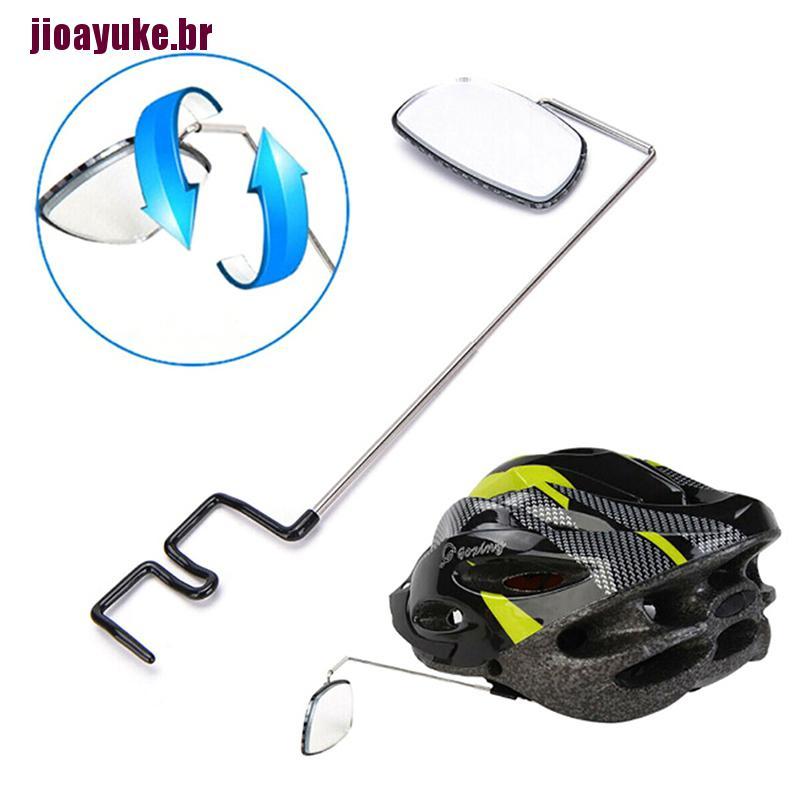 Jioayuke Capacete De Bicicleta Com Espelho Retrovisor Para Montagem De Óculos De Bicicleta