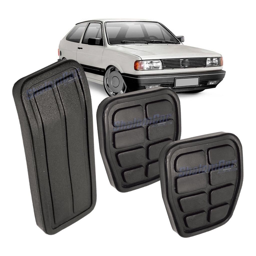 Kit Capa Pedal Acelerador Freio Embreagem Gol Voyage Parati