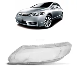 Lente do Farol New Civic 2007 2008 2009 2010 2011 Lado Esquerdo