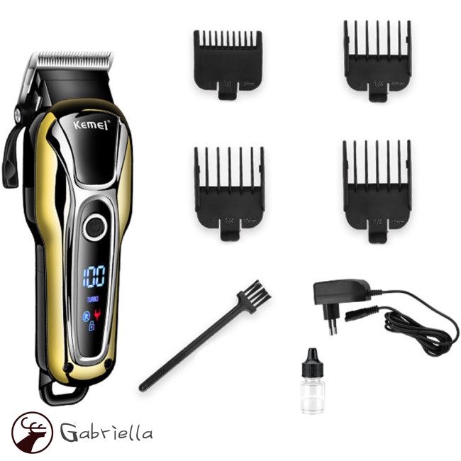 professional hair trimmer Hair Clipper Professional Hair Trimmer for Men  Beard Electric Cutter Hair Cutting Machine | Shopee Brasil