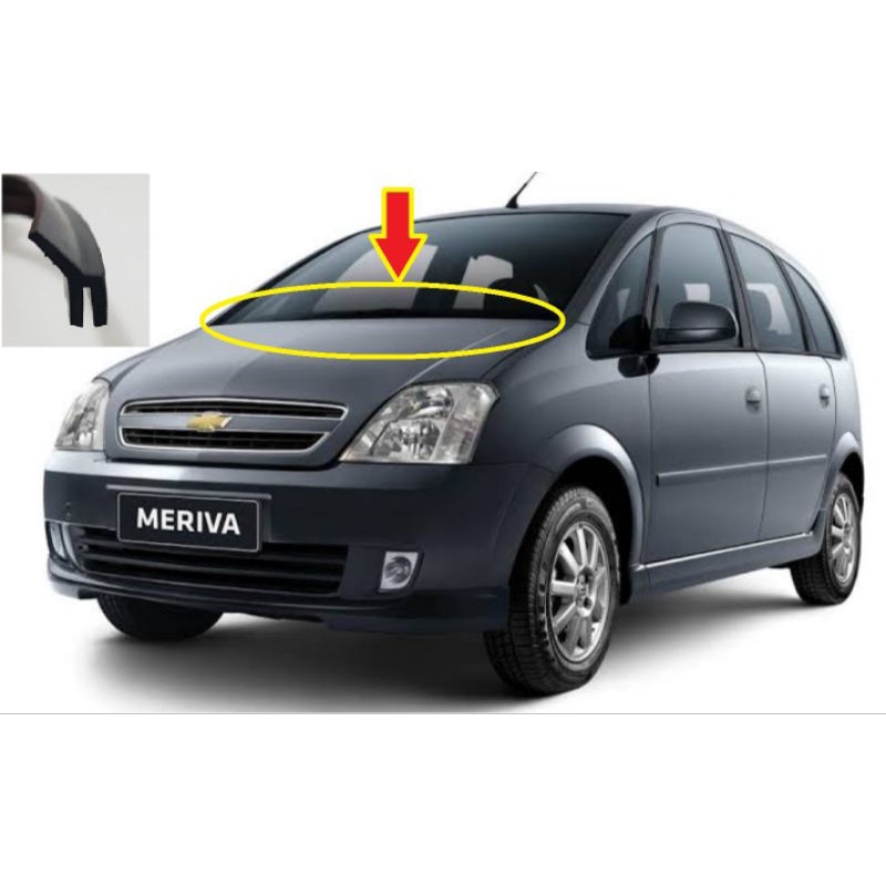 borracha da churrasqueira Chevrolet meriva ano 2002 a 2012