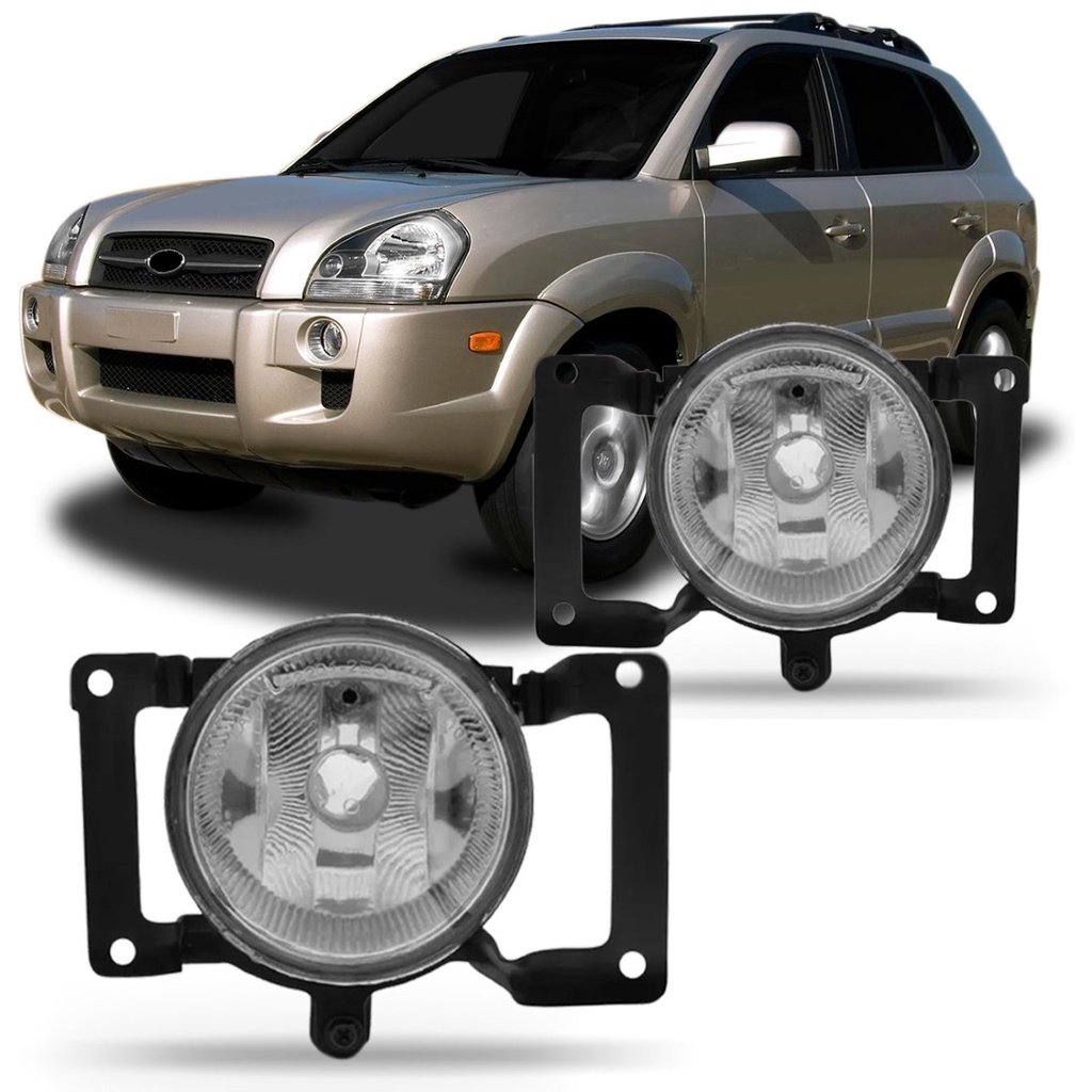 Farol Milha Auxiliar Tucson 2004 2005 2006 2007 2008 2009 2010 2011 2012 em Oferta na Shopee