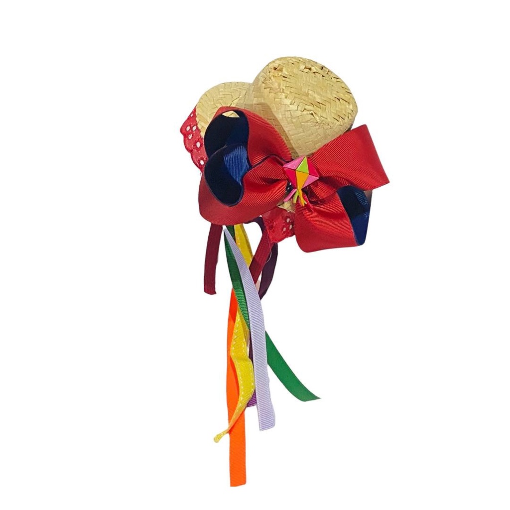 Chapéu Festa Junina Tiara Enfeite De Cabelo Junino Menina Shopee Brasil