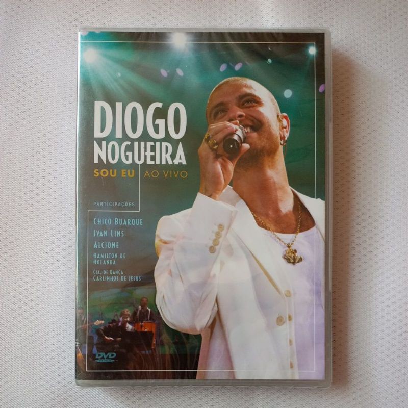 DVD Diogo Nogueira Sou Eu Ao Vivo Lacrado