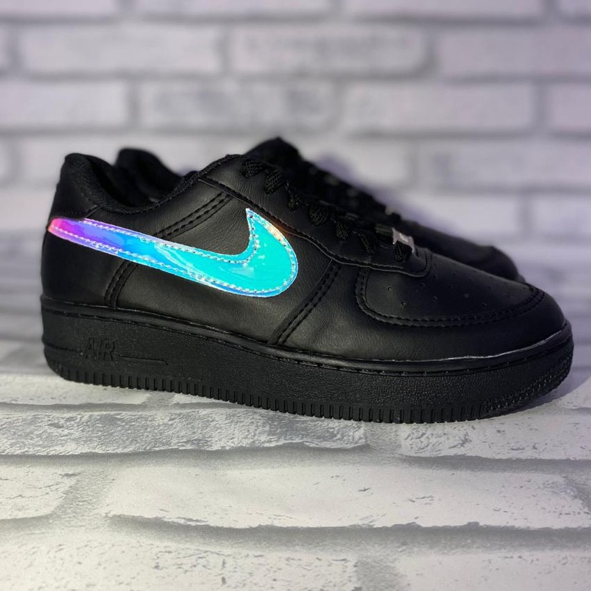 nike air force preto cano baixo