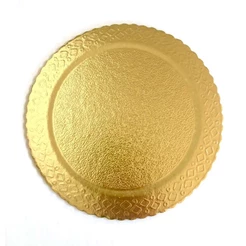 Cake Board Premium Dourado 26cm Laminado Base Suporte para Bolo