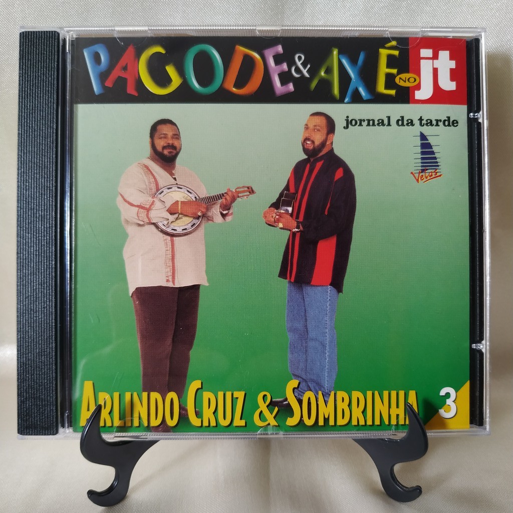CD - ARLINDO CRUZ & SOMBRINHA - PAGODE & AXÉ NO JT - JORNAL DA TARDE - VOL 3
