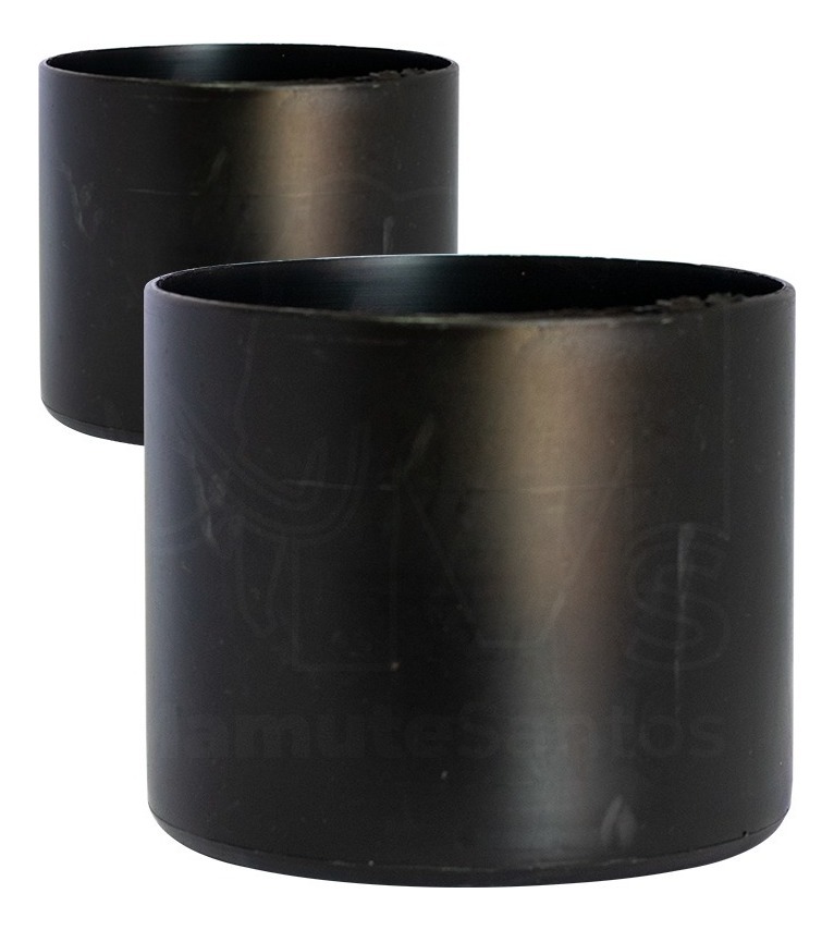 Ponteira PVC Pé De Mesa Redonda Tampo De Granito 7,4cm - 2pc