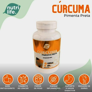 1UN Cúrcuma Pimenta Preta 120 cápsulas 500 mg