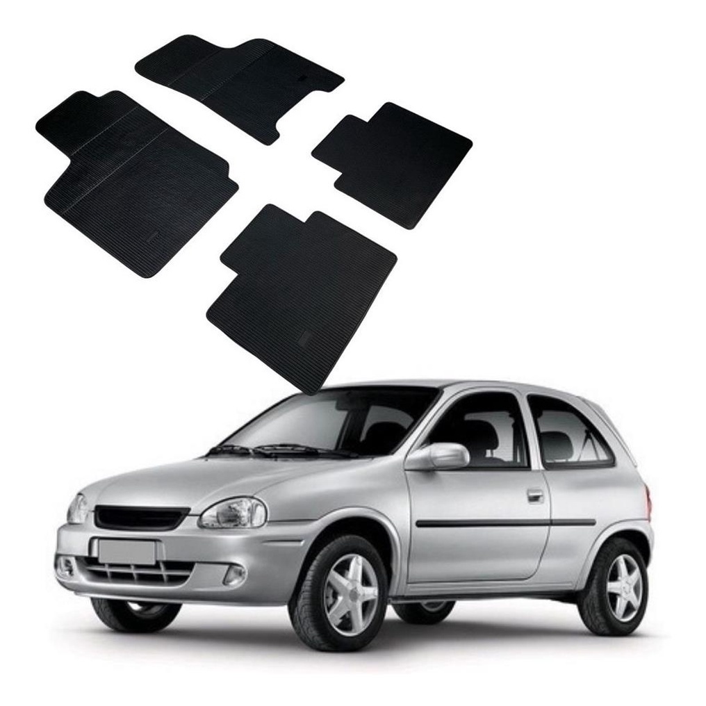 Jogo 4 Pecas Tapete Automotivo Especifico Corsa Hatch/ Sedan/ Wagon 1994 A 2001