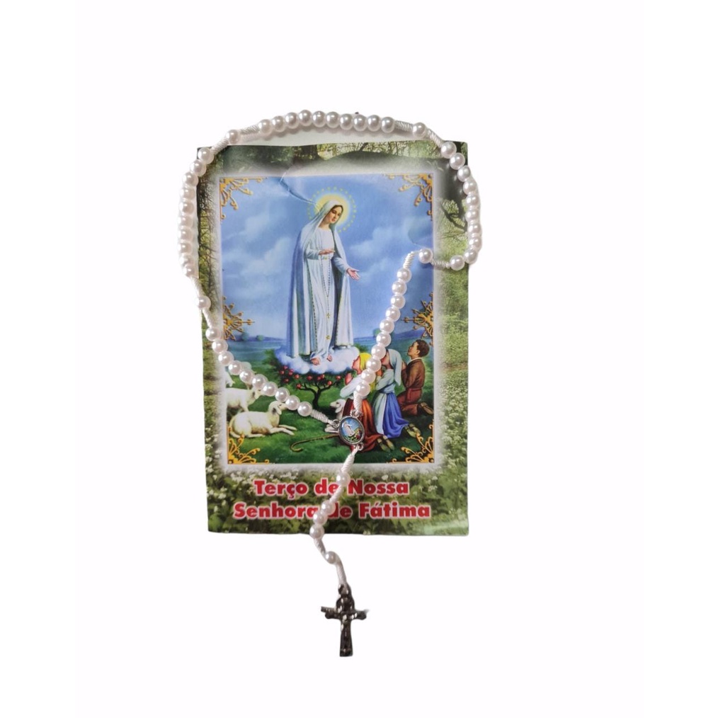 Folheto Oração com Terço Nossa Senhora De Fatima