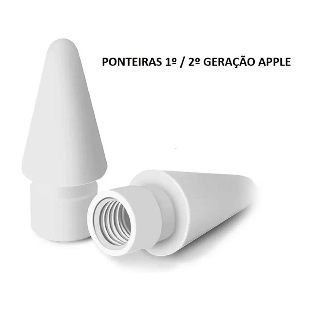 Ponta Substituição Compatível C/ Apple Pencil 1º e 2º geração Ponteira