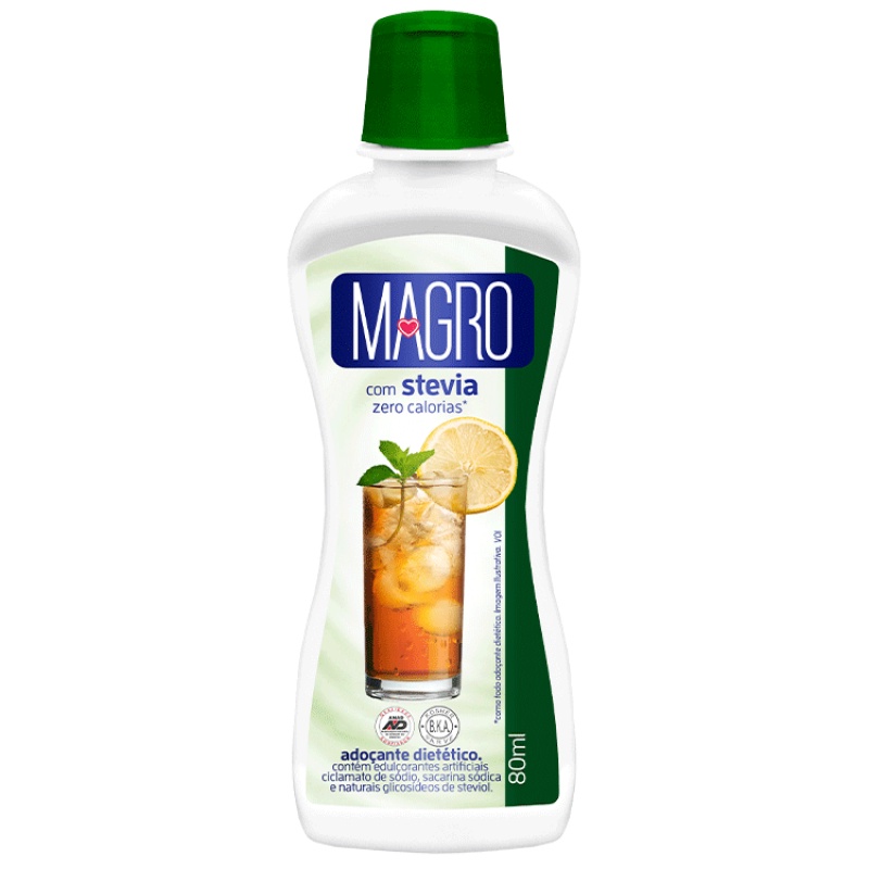 Adoçante Magro com Stevia Líquido 65 ml