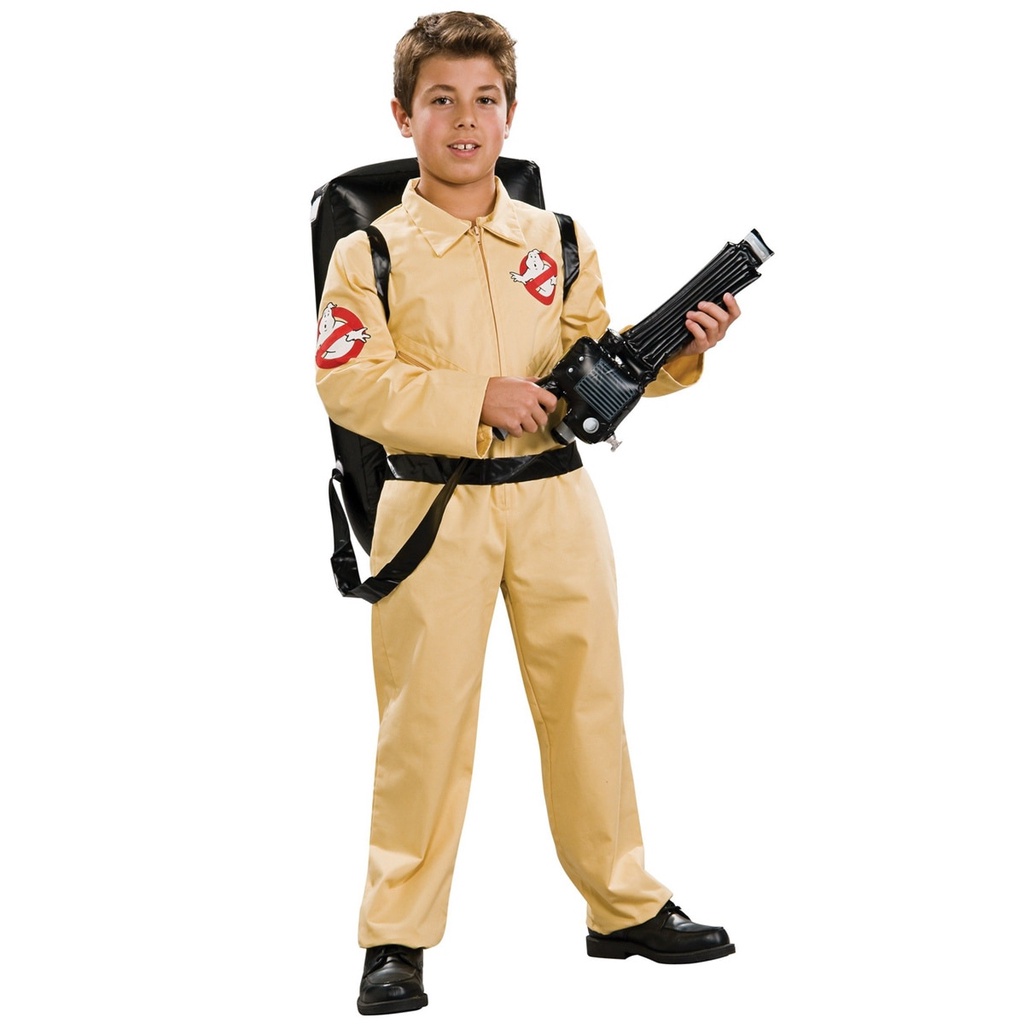 Tema Do Filme Ghostbuster cosplay Crianças Traje De halloween Adequado 3-9 Anos Macacão Infantil Panos