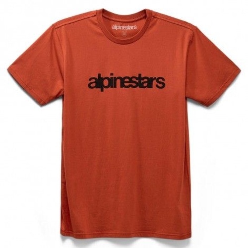 Maglietta Uomo Alpinestars Heritage Word P.Tee - Blu - 100% Cotone - Made In California