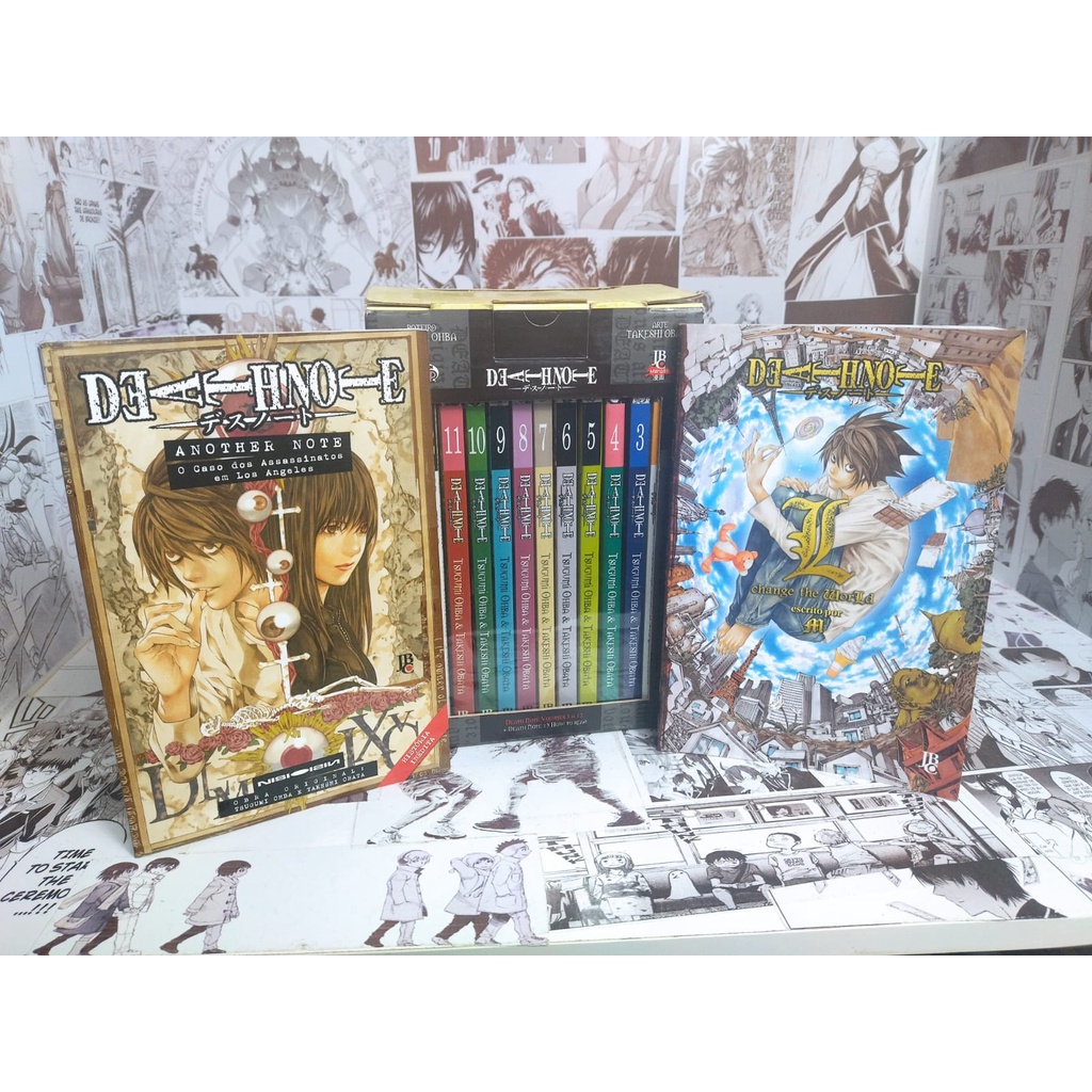 Box Death Note Completo + 2 novels - Mangá - Box em perfeito estado ...