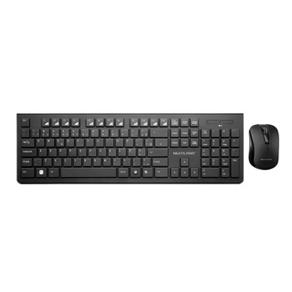 Combo Teclado E Mouse Sem Fio Multimídia Usb Preto Tc212 em Oferta na Shopee