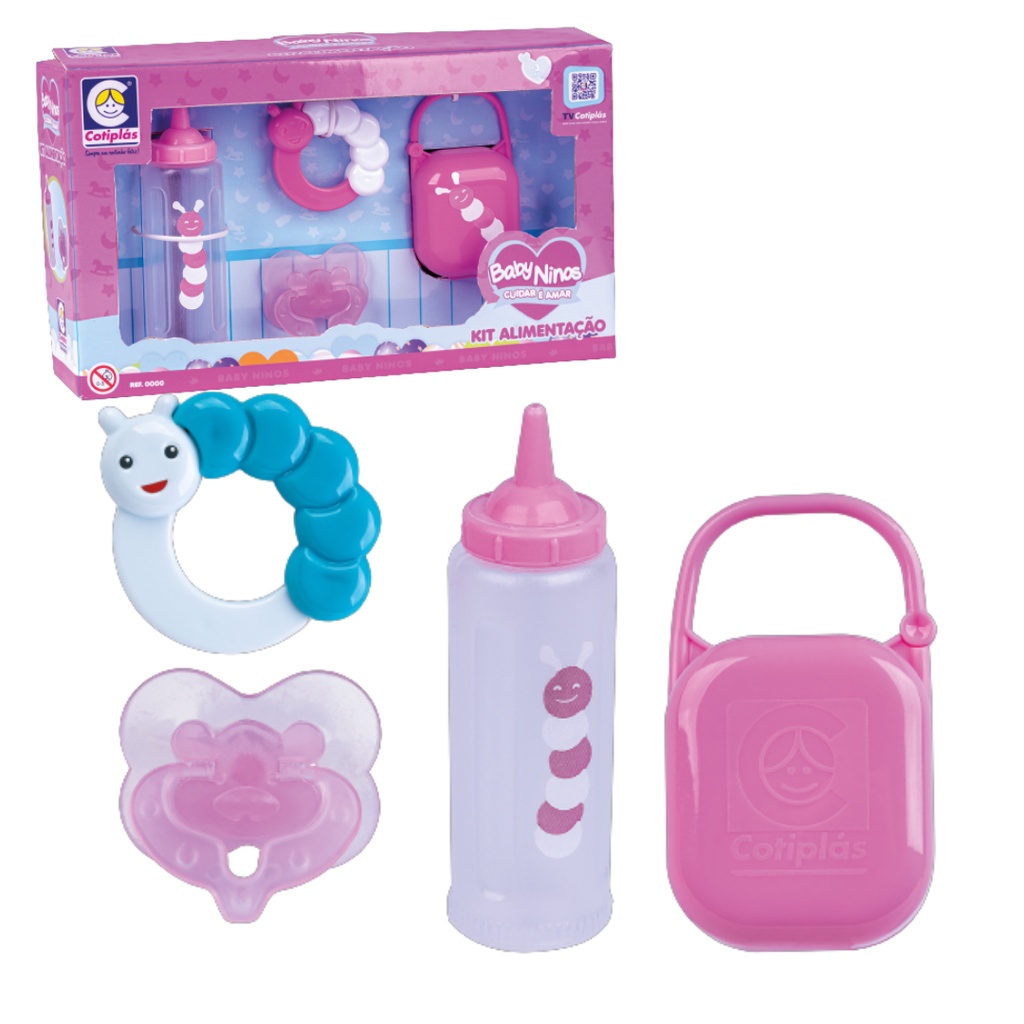 Baby Ninos Alimentação Chupeta Mamadeira Mordedor Brinquedo infantil - Cotiplas