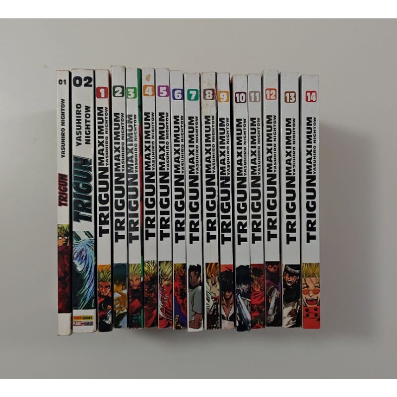 Mangá Trigun + Trigun Maximum (Coleção Completa - 16 Volumes) - Corre ...