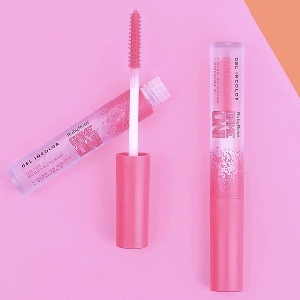 Gel Incolor Cílios + Sobrancelhas Game On Ruby Rose Hb509 em Oferta na Shopee