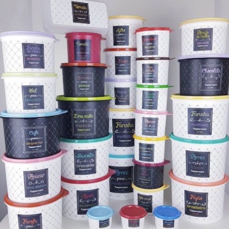 Linha mantimento Bistrô Tupperware Preço Individual