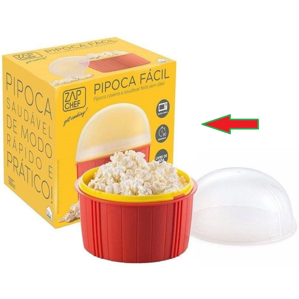 Pipoca Fácil Zap Chef diversão garantida maneira mais rápida de ...